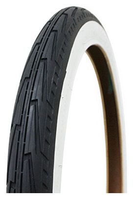 PNEU VELO MICHELIN 20x175 CITY'J Blanc/Noir T/Rigide 44-406.