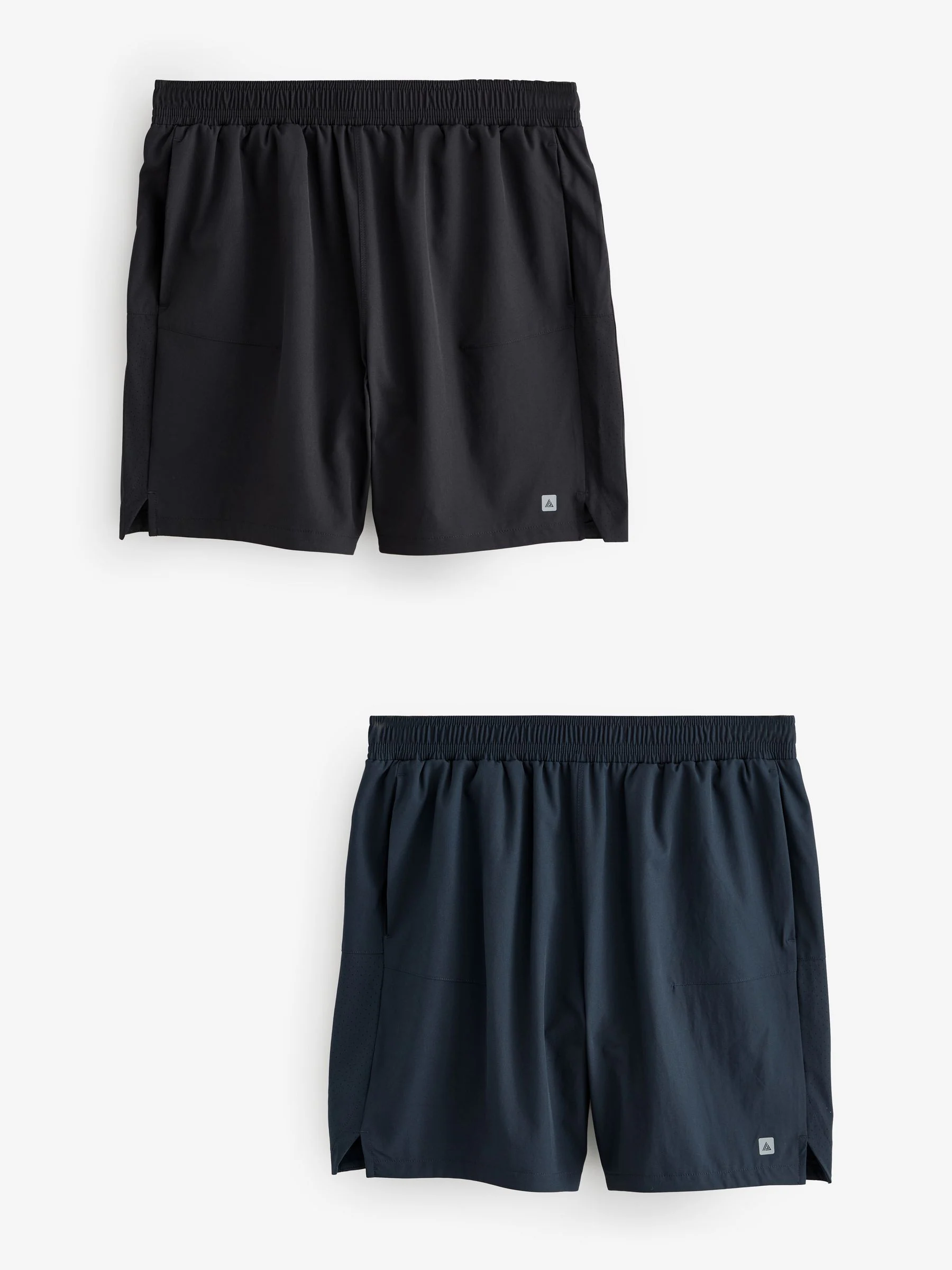 Zwart/marineblauw - 7 inch - Active Gym Sports Shorts 2 Pack