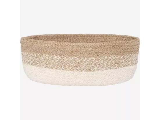 HABITAT - Corbeille à pain en jute tressé - Naturel - 25 x 13 cm (Lot de 5) - Ellen