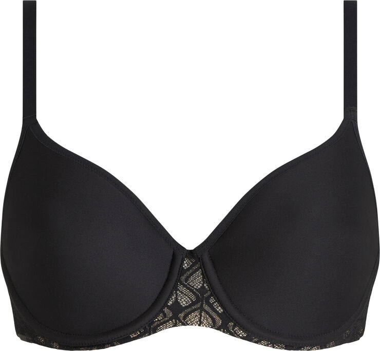 Chantelle Ace Spacer T-shirt Bra Black