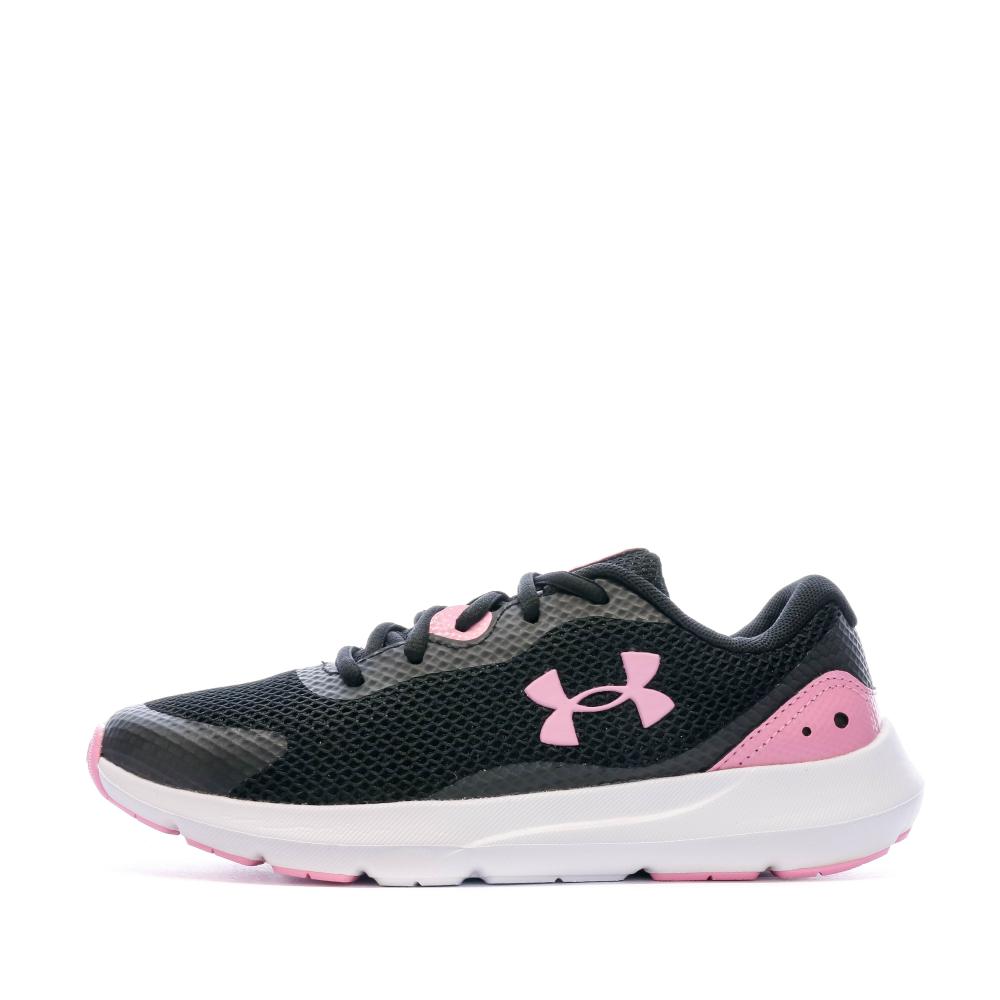 Under Armour Chaussures de Sport Noir/Rose Femme Under Armour Surge 3