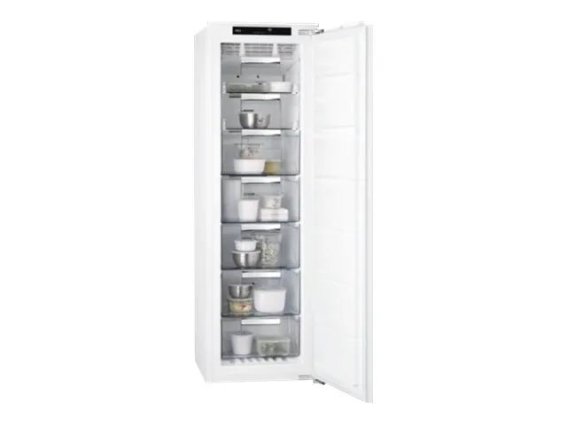 AEG ABE818F6NC - Fryser - stående - til indbygning - niche - bredde: 56 cm - dybde: 55 cm - højde: 178 cm - 204 liter - Klasse F - hvid