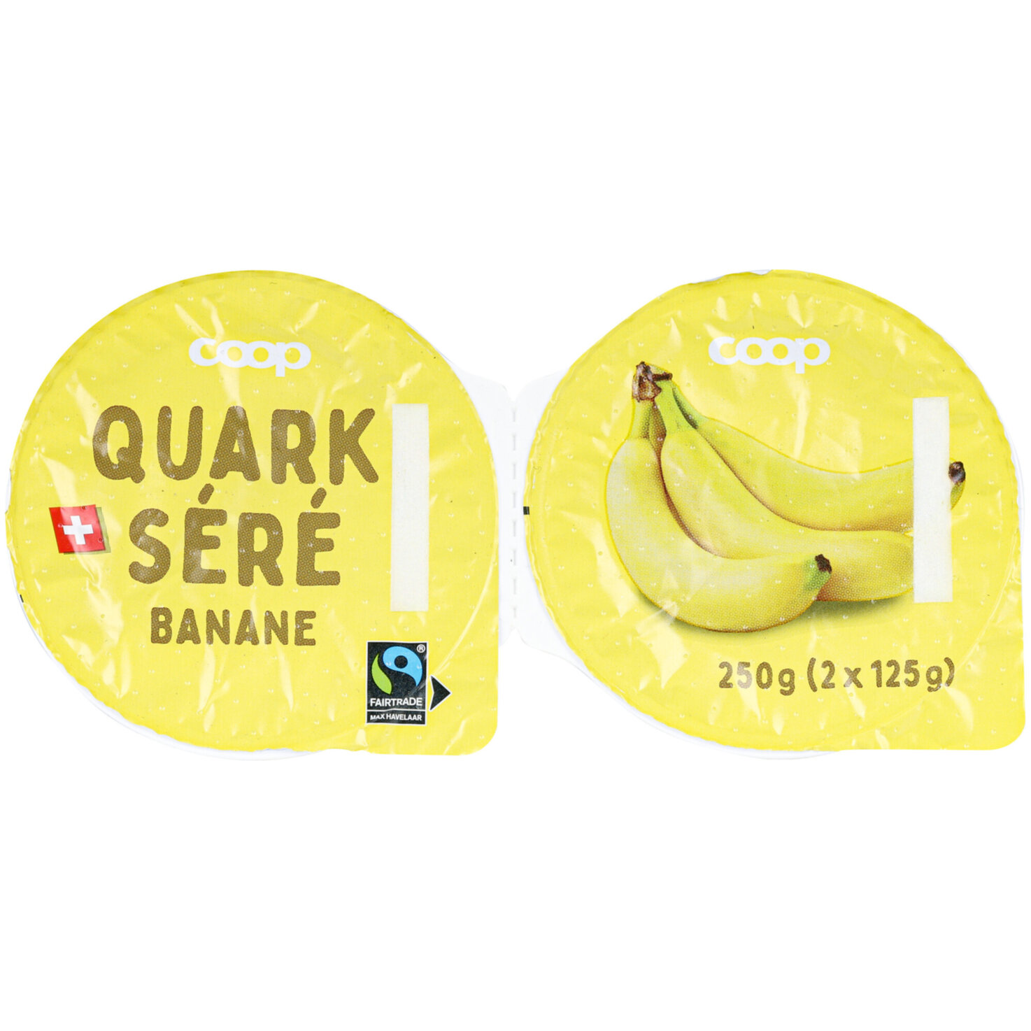 Fairtrade Früchtequark Banane 2x125g