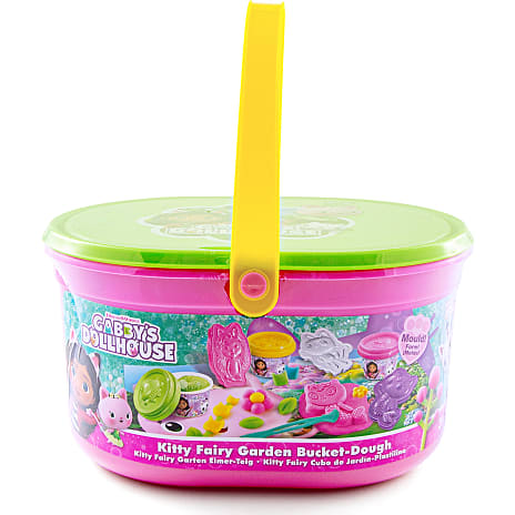 Gabbys Dukkehus Fairy Garden Bucket - modellervoks sæt