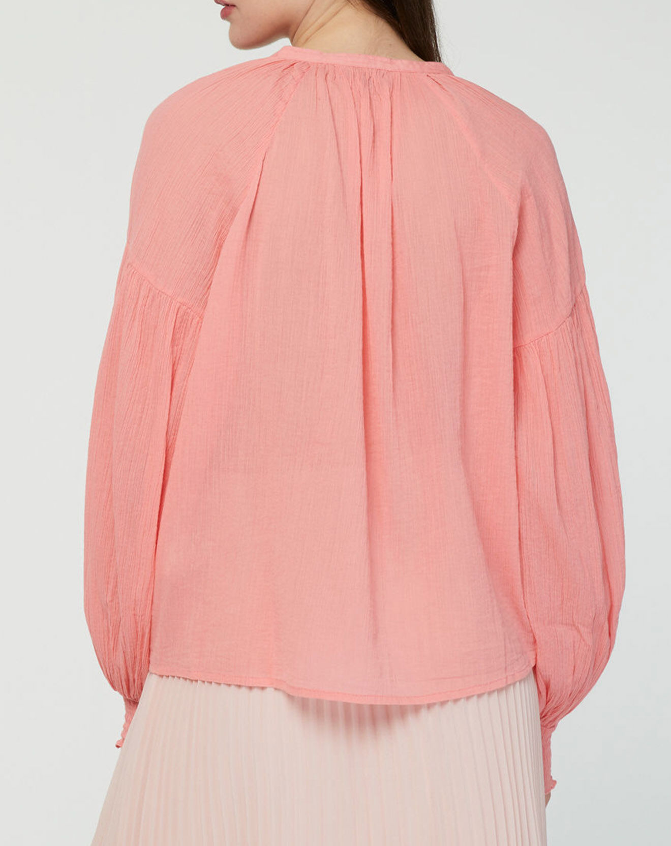 Galeries Lafayette Chemise Ethan ample rose