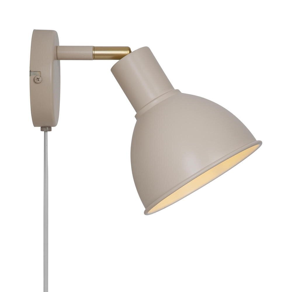 Pop wandlamp in beige E27