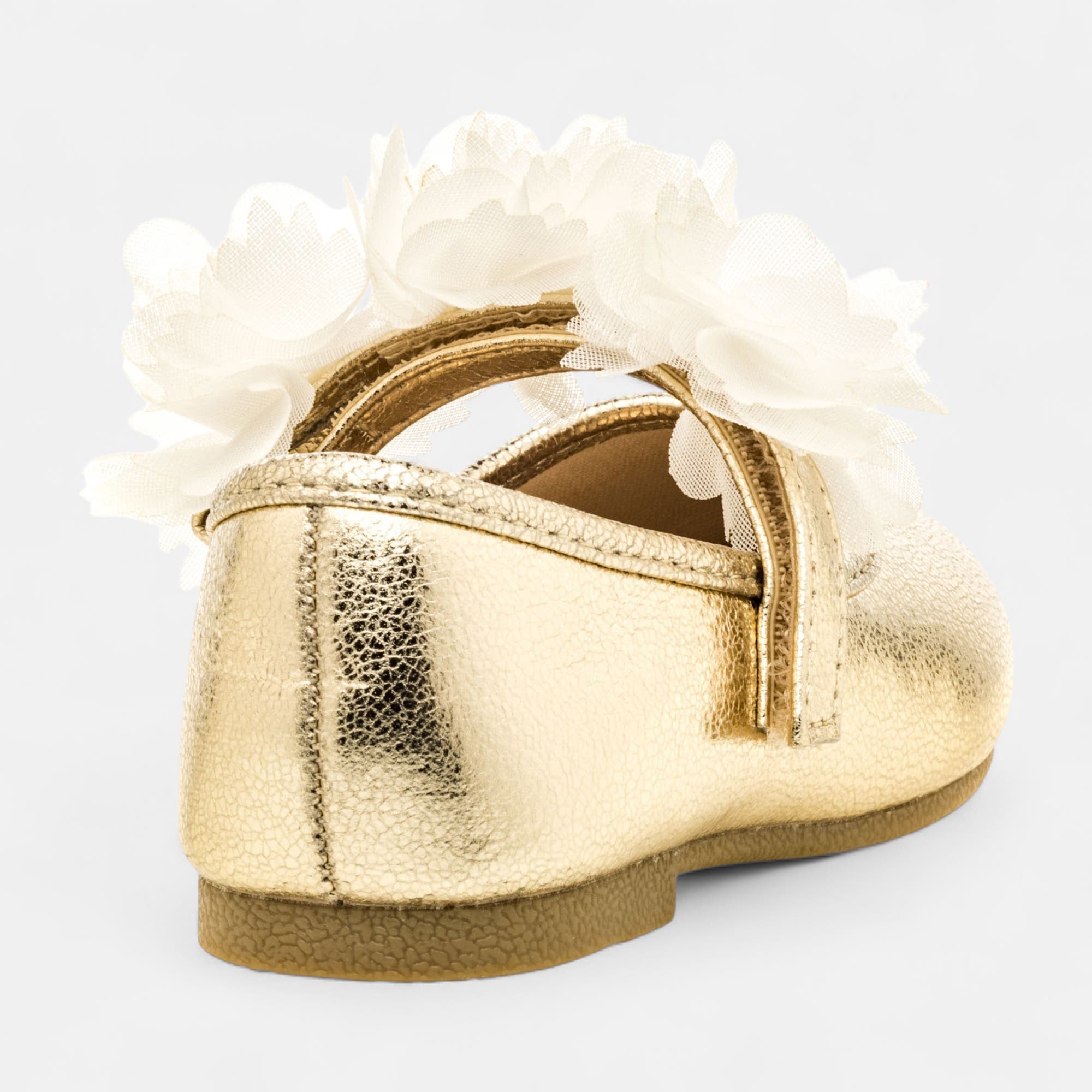 Ballerines Fille or