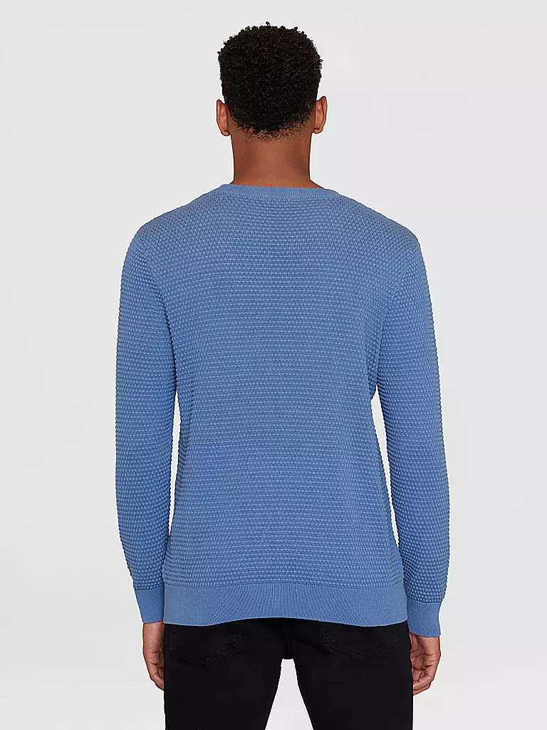 KNOWLEDGE COTTON APPAREL Sweater VAGN blau