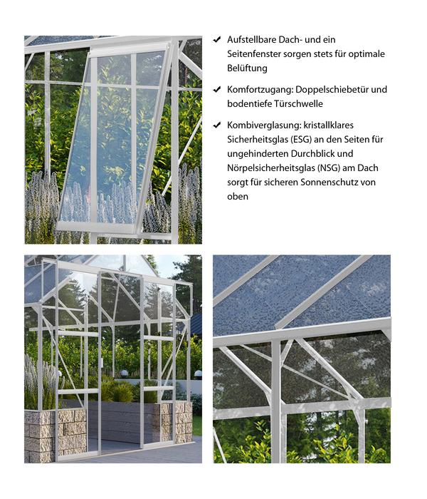 Vitavia Gewächshaus Cassiopeia 8300, ESG/NSG