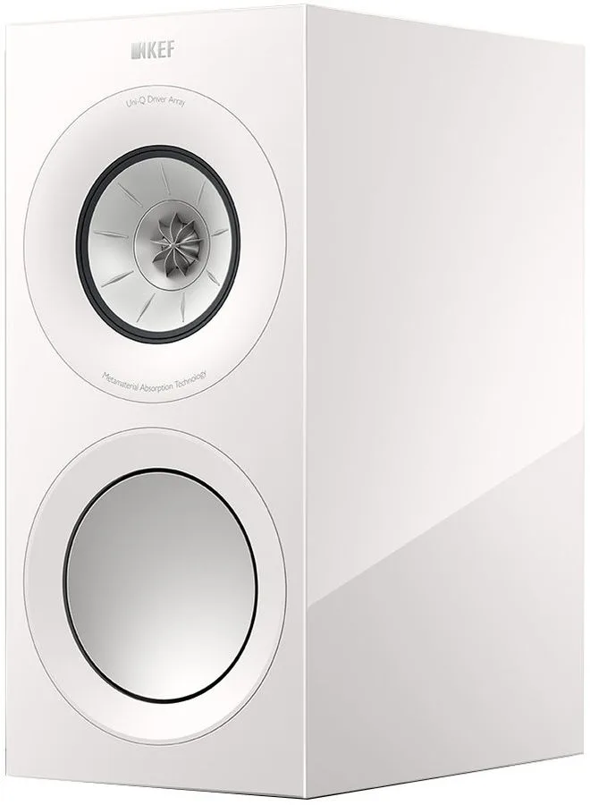 KEF R3 Meta Blanc laqué (la paire) Enceintes bibliothèque