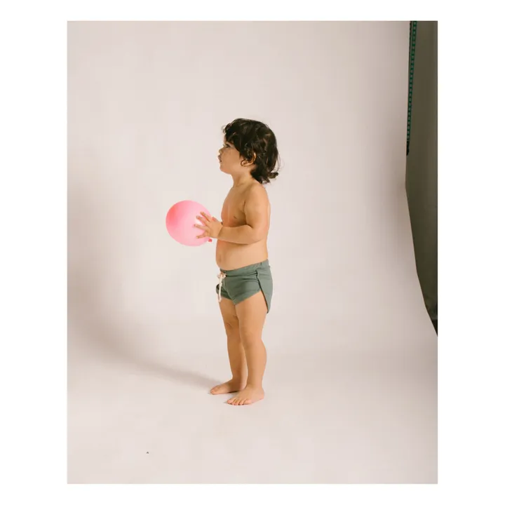 Ina Swim Short de bain Matière Recyclée Mesa | Vert foncé