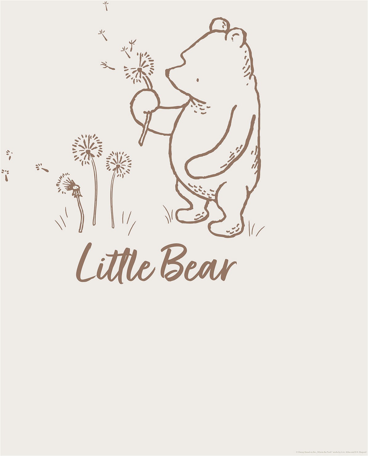 Komar Wandbild »Disney Winnie the Pooh Little Bear« Disney Set, 1 Stk. tlg. 50 x 70 cm (Breite x Höhe) - Kinderzimmer, Dekoration