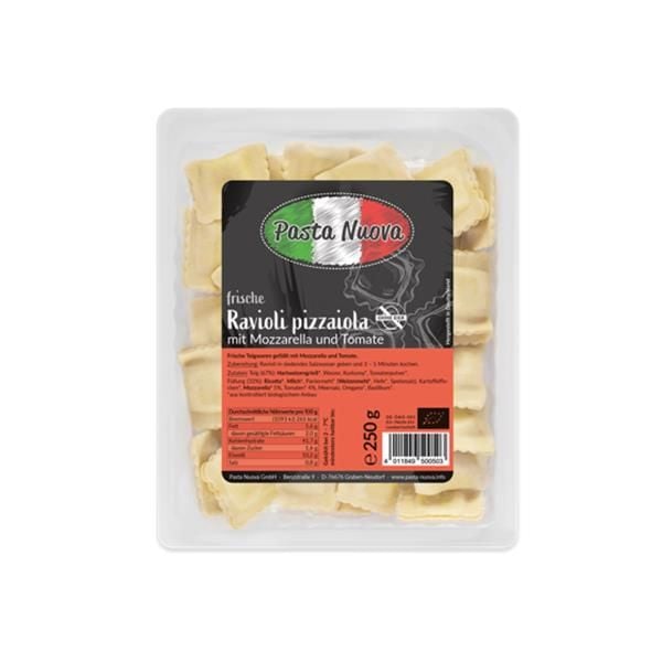 Ravioli Com Mozzarella E Tomate Bio