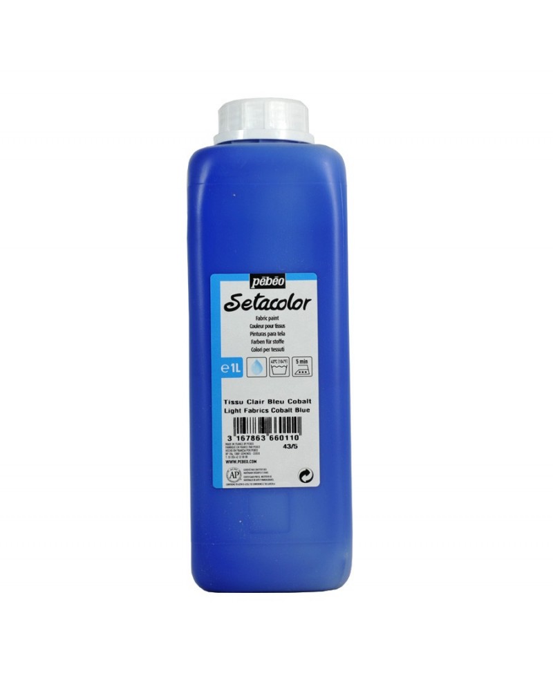 Tissus clair bleu outremer 1 litre