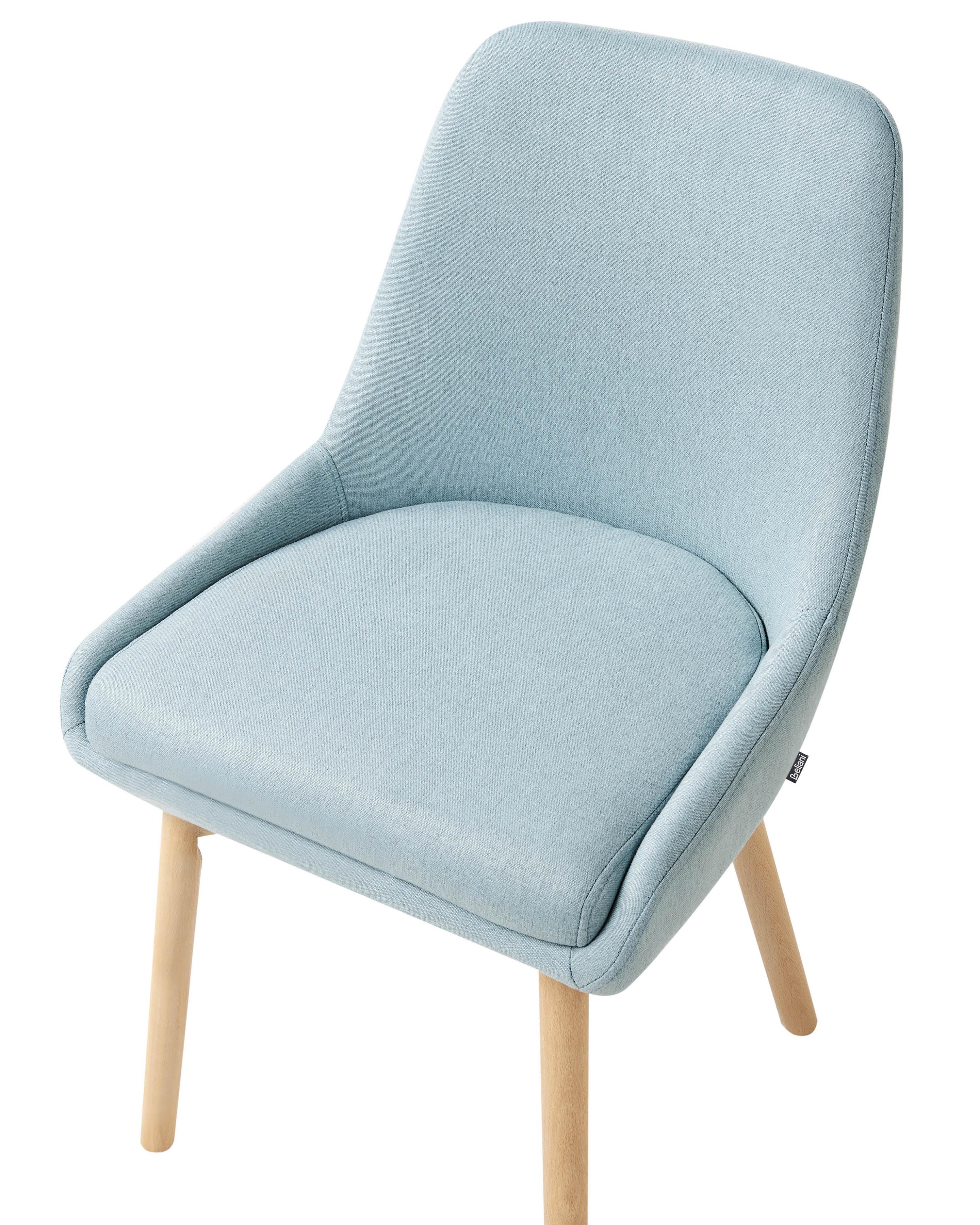Set van 2 eetkamerstoelen MELFORT Lichtblauw