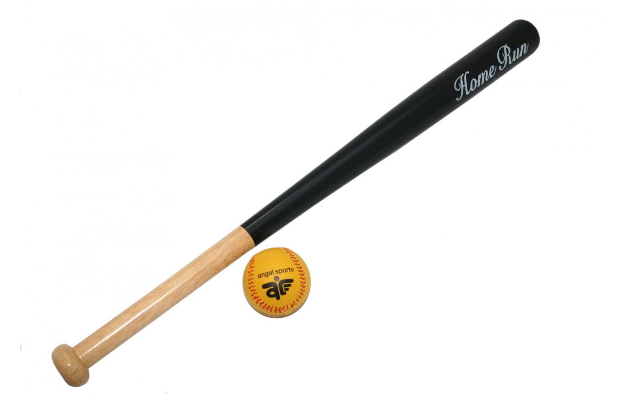 Honkbalbat 66cm met bal