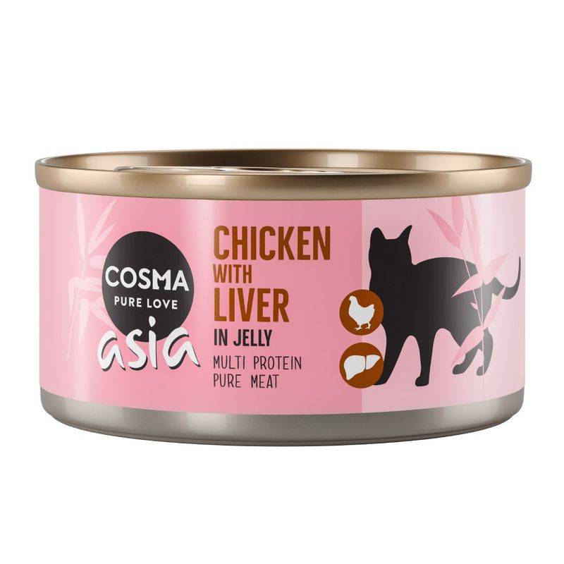Lot Cosma Thai/Asia en gelée 24 x 170 g