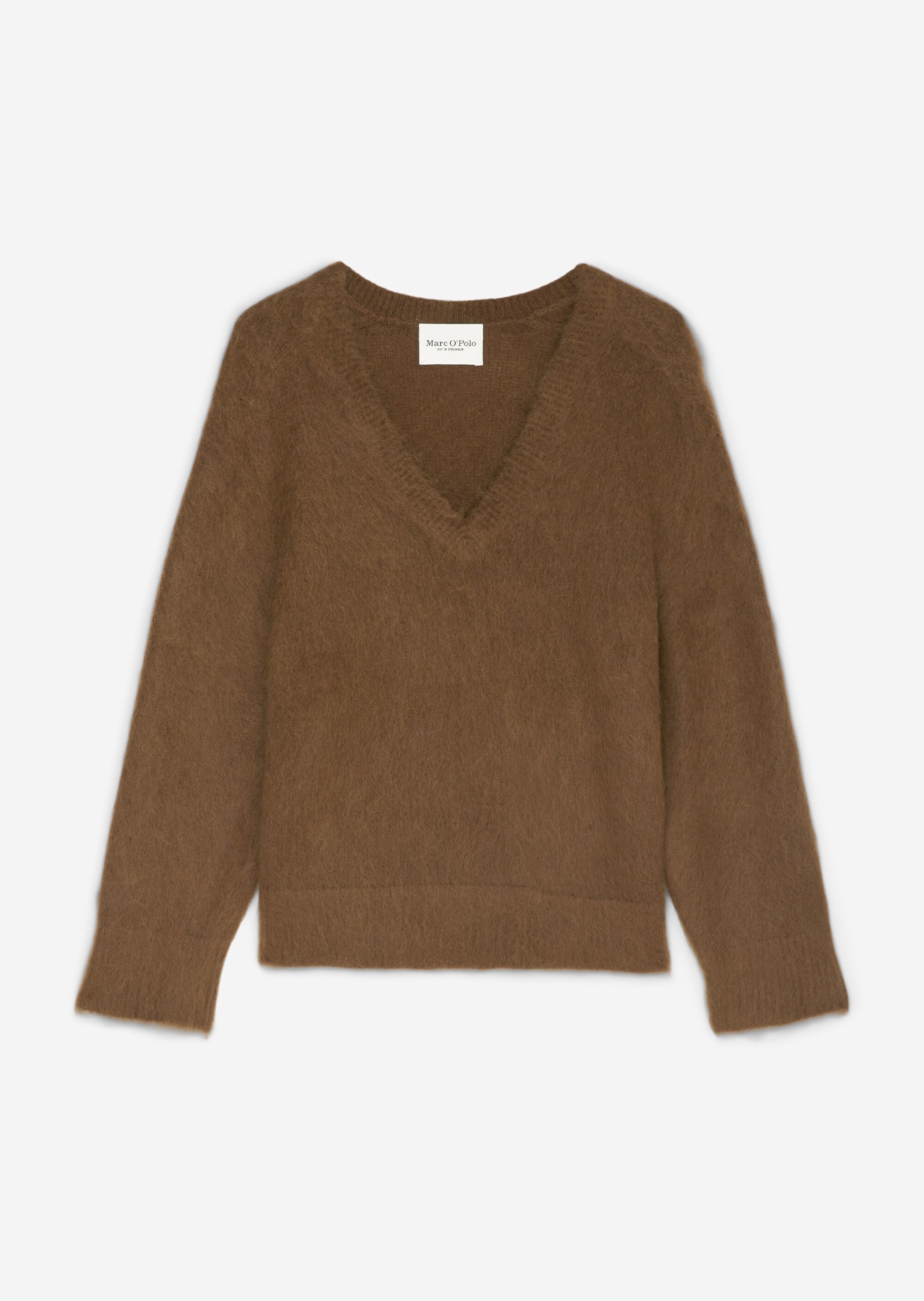 Kuscheliger Flausch-Pullover oversized aus Mohair-Wolle-Mix