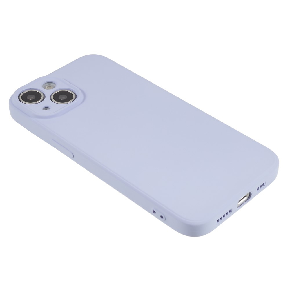 iPhone 13 Gummi Case Hülle mit Kameraschutz - Blaulila (Matt)