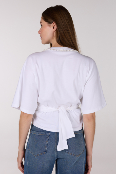 Juffrouw Jansen witte dames t-shirt