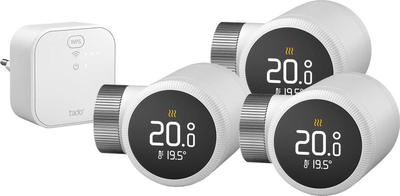 Tado - Slimme Radiatorknop X - Startpakket 3-Pack - Thermostaat