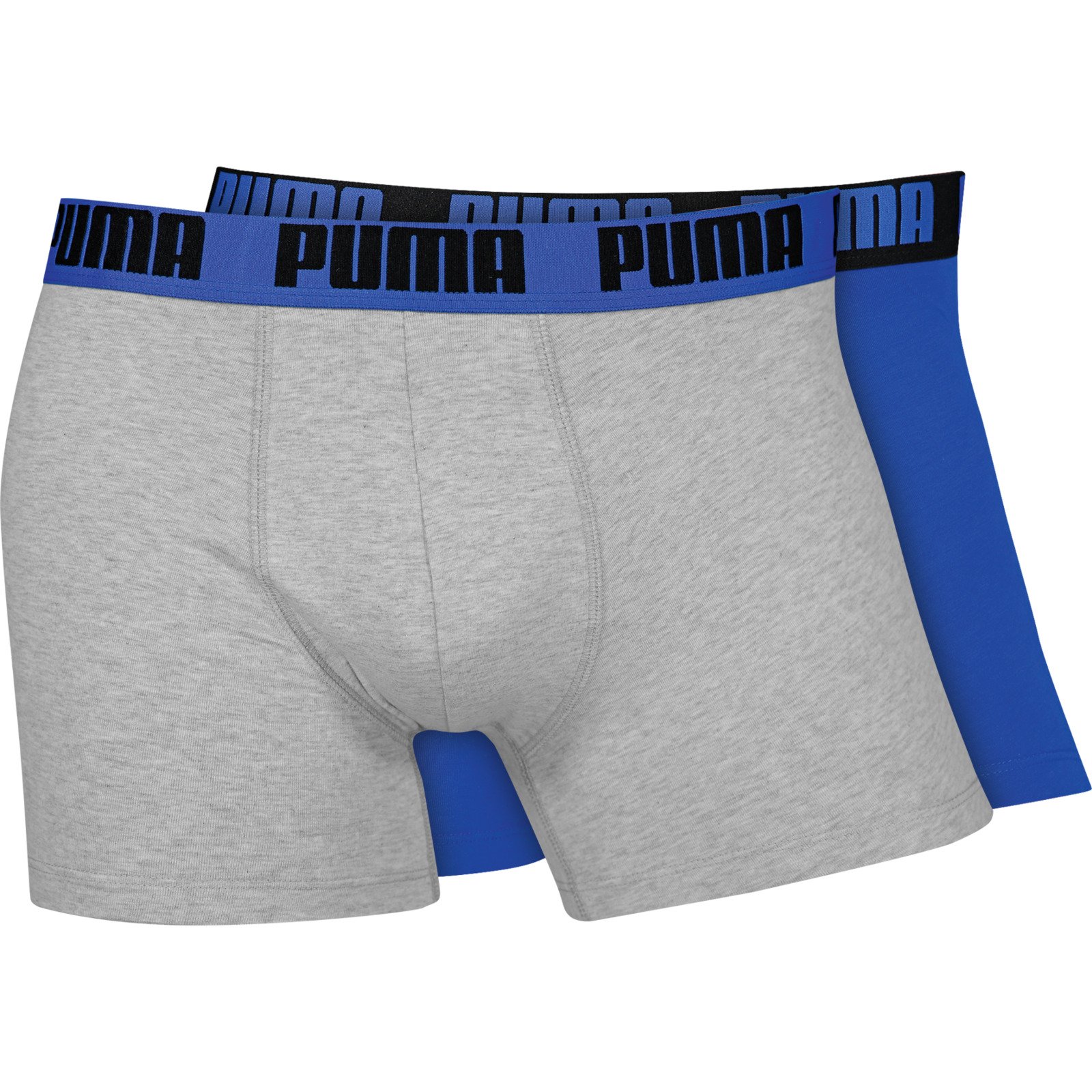 Puma Herren-Boxershorts Everyday Basic, 2 Stück L, hellgrau