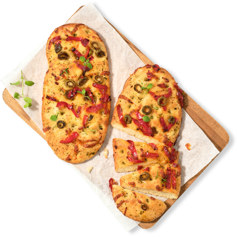 AH Focaccia paprika olijf