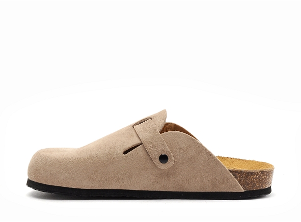 Plakton mules et sabots plats femme blog 181539 beige