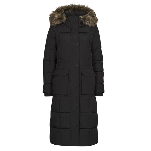 Superdry - EVEREST LONGLINE PUFFER COAT - Noir