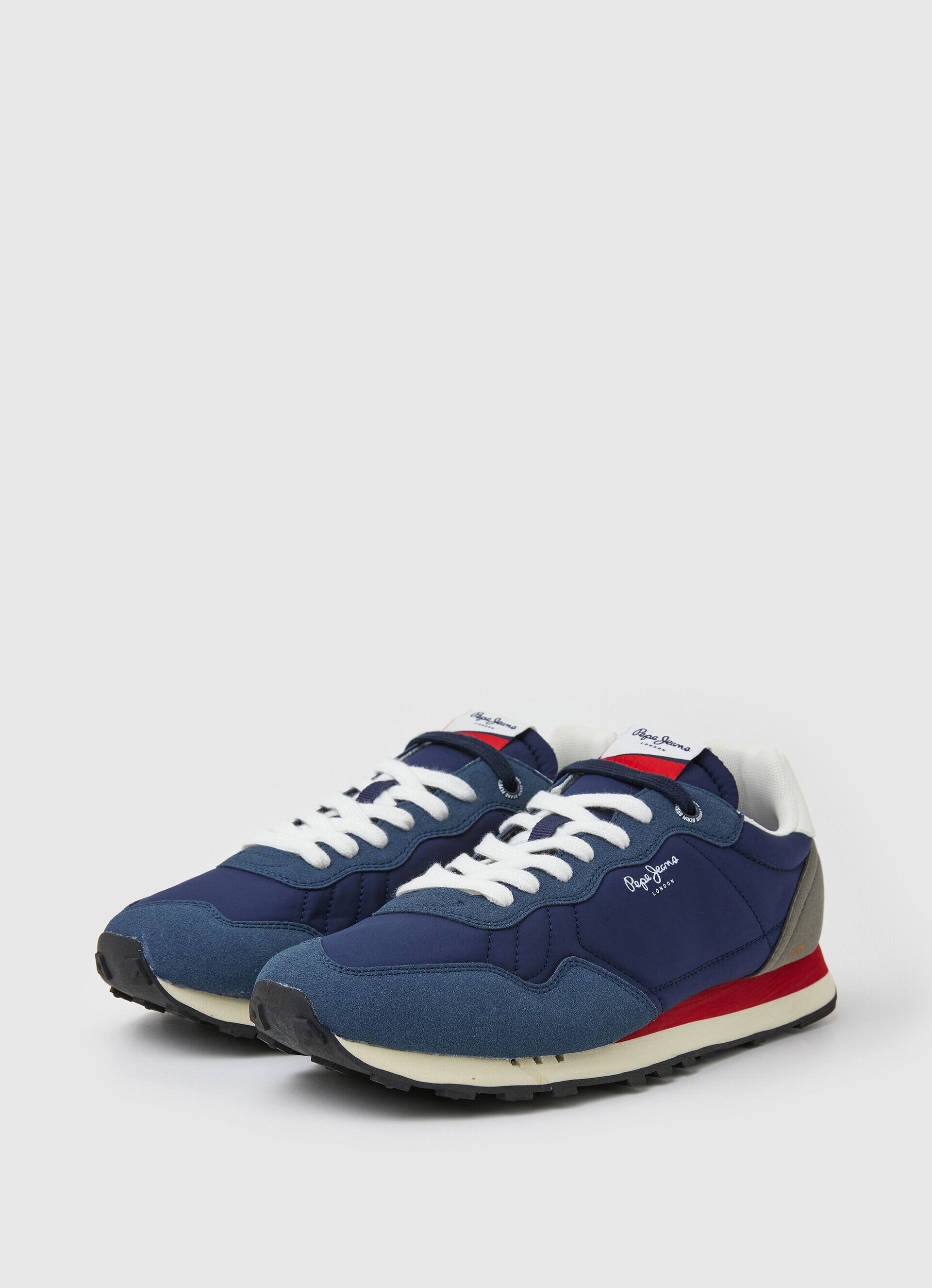 Tênis retrô masculino Natch - azul marinho