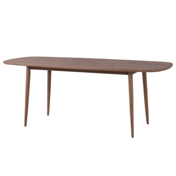 KARWEI eettafel Bjorn Deens walnoot hout 200 x 90 cm