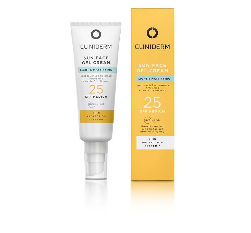 Cliniderm Sun Face Gel Cream SPF25 50 ml