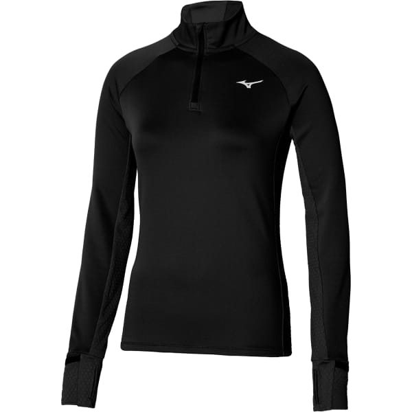 T-shirt running MIZUNO WARMALITE HZ SHIRT W BLACK