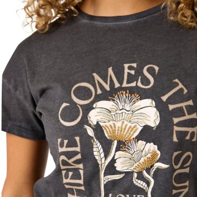 Tee-shirt à manches courtes femme à col rond GARCIA
