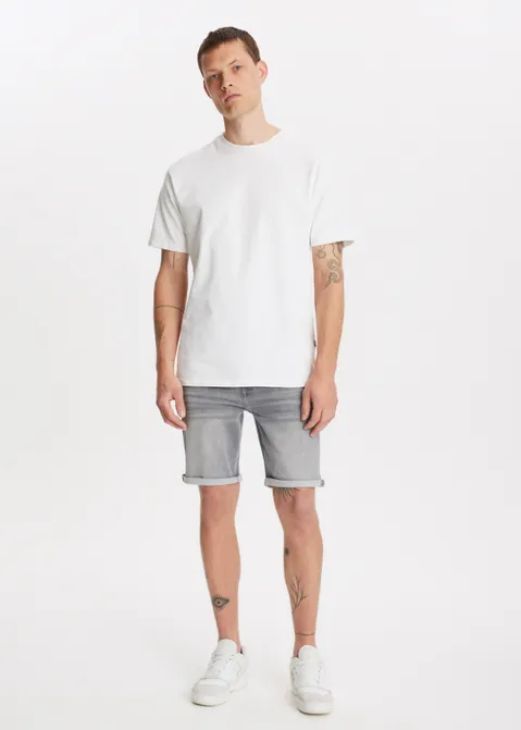 Denim korte broek grijs (GRS.UL)