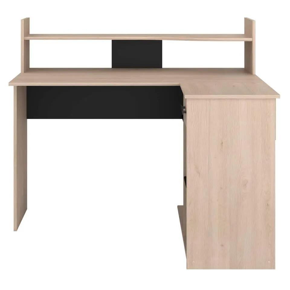 Bureau Professional 102cm- zwart/eik