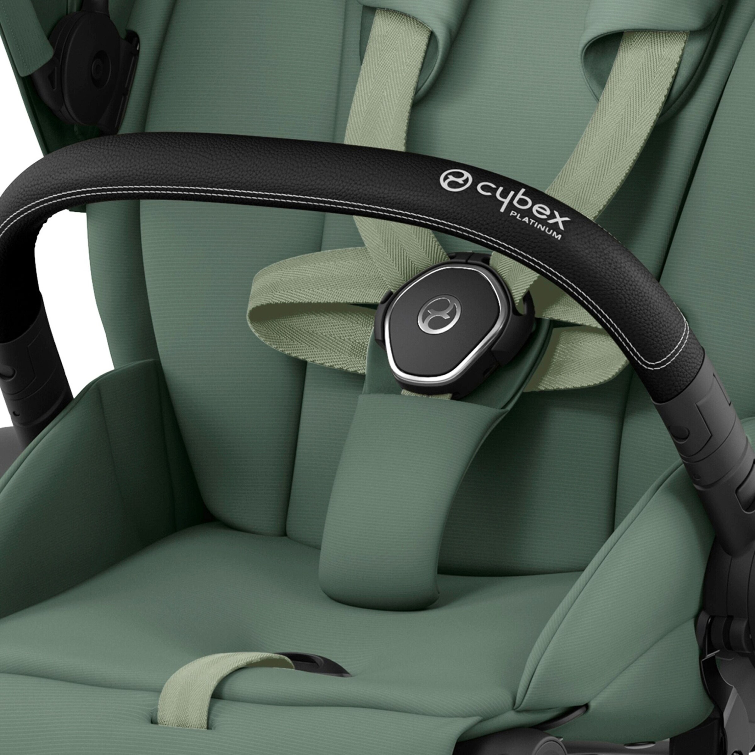 Cybex - PLATINUM Kombikinderwagen PRIAM Comfort Bundle chrome black / leaf green