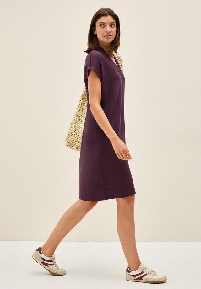 Cecil Strickkleid Ohne Taschen mit Hemdkragen