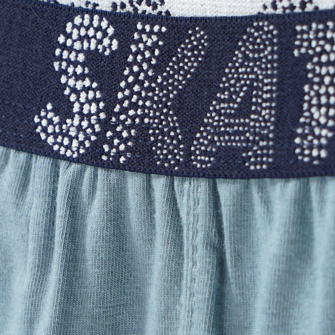 Yigga 3 Jungen Boxer mit Webbund blau / dunkelblau / graugrün