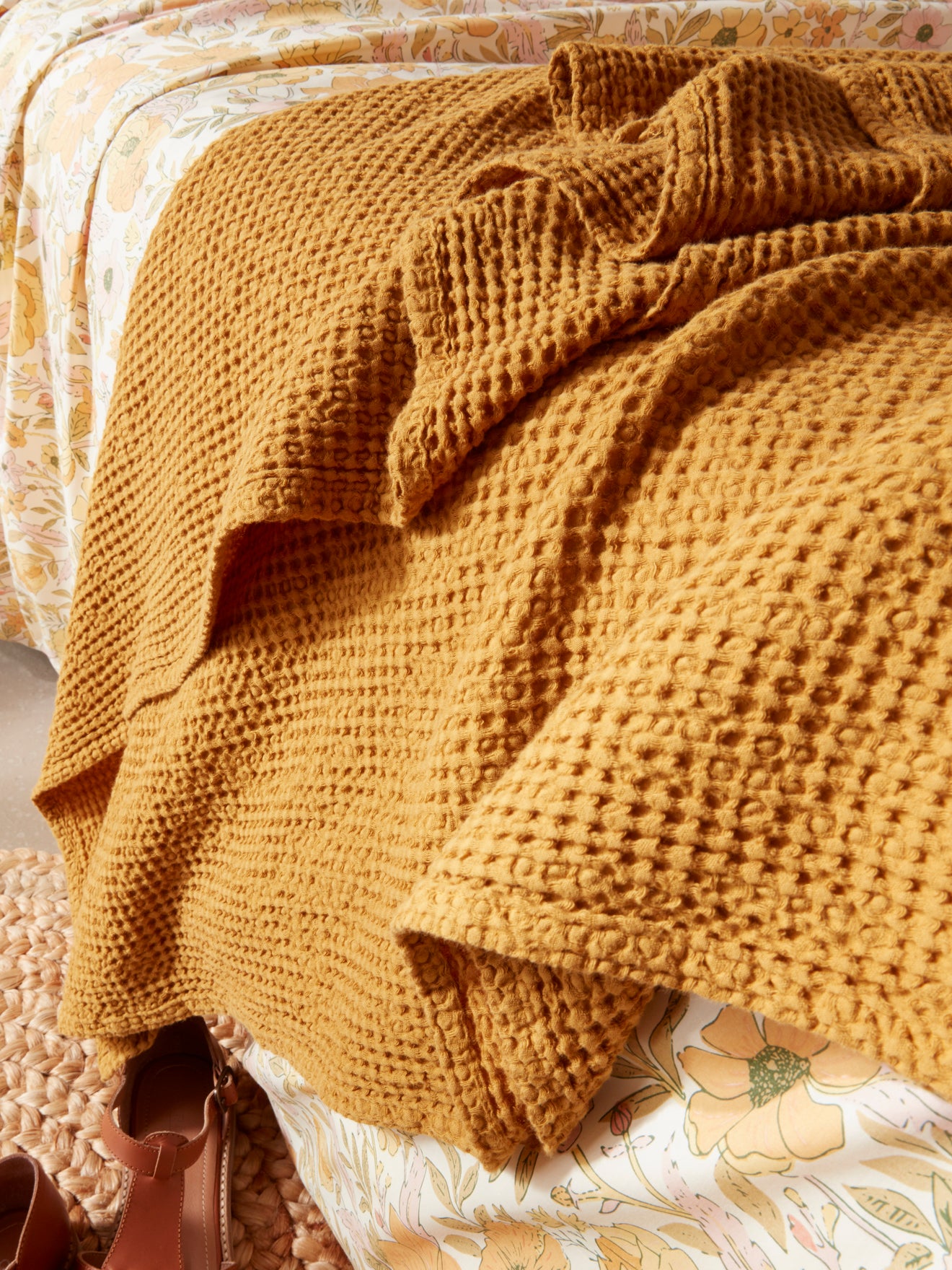 Plaid en gaze de coton