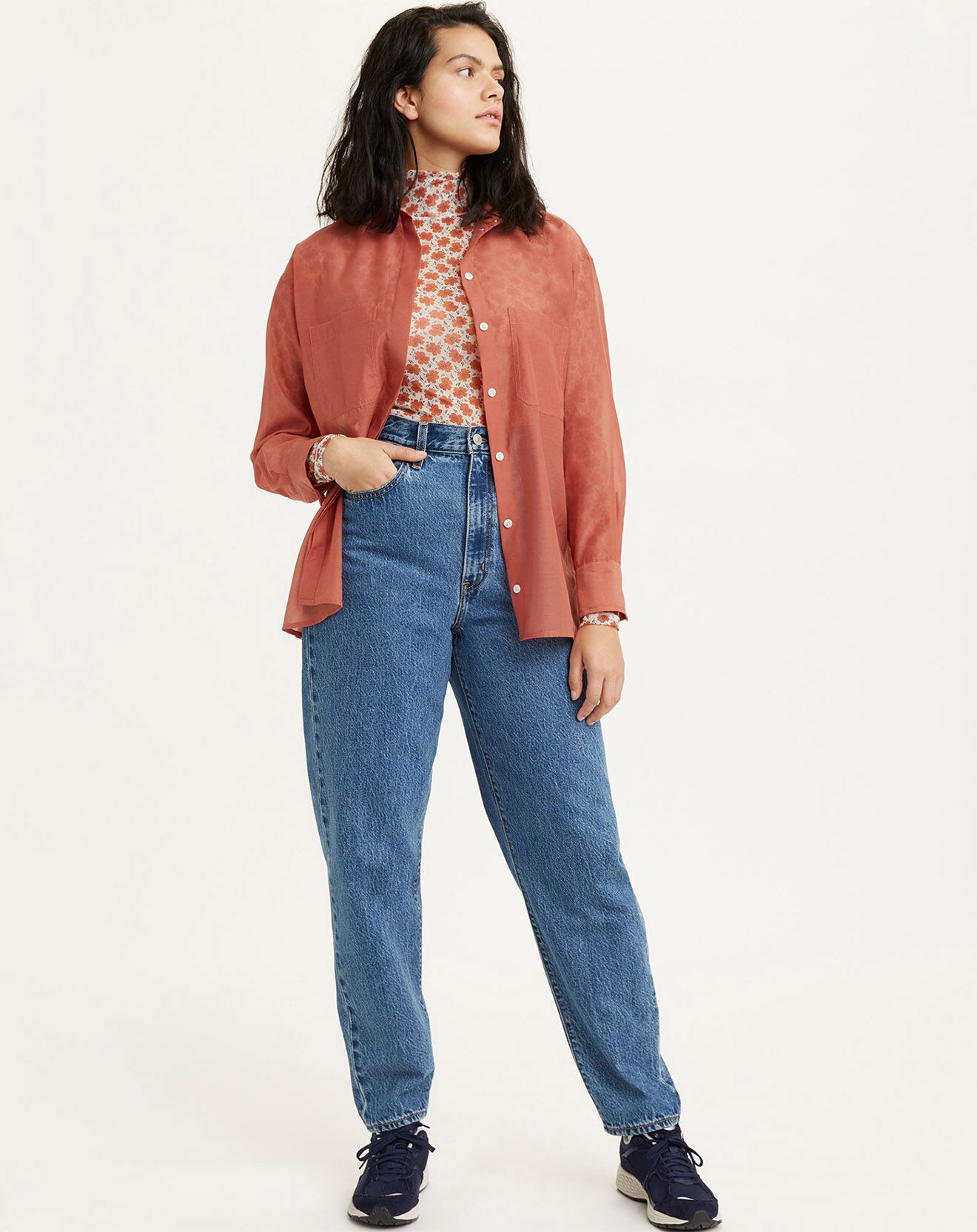 Levi's® Jean high loose Taper Hold My Purse bleu