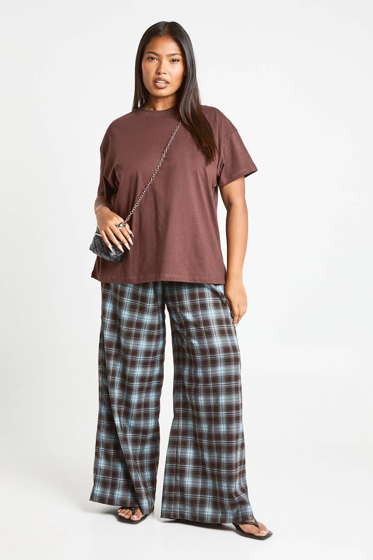boohoo T-shirt oversize à manches courtes Plus