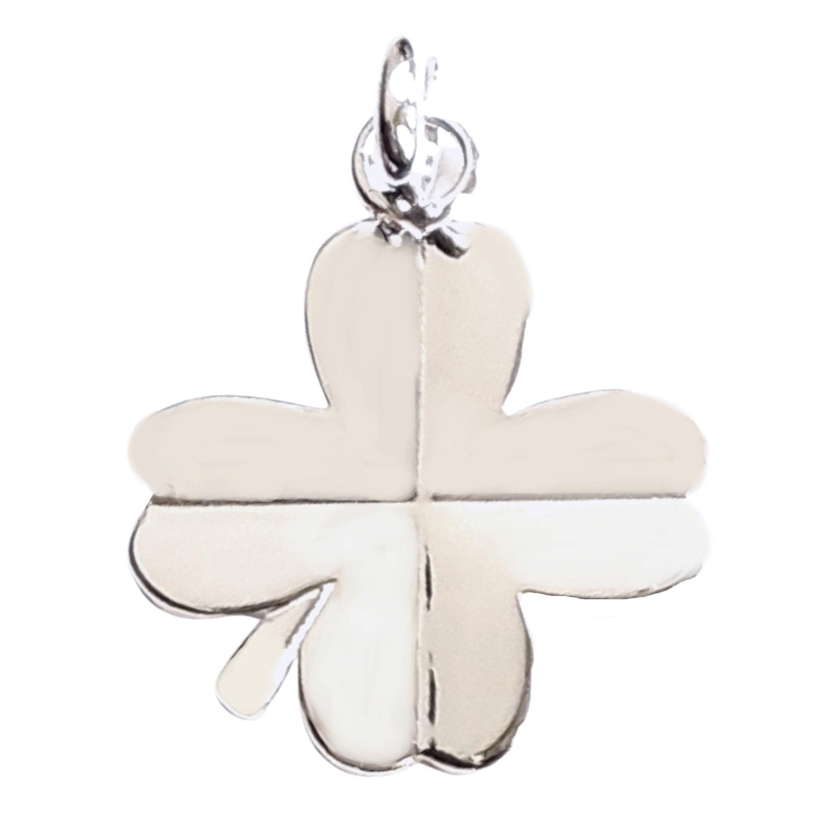 Pendentif Trèfle à 4 feuilles en argent 925°/00 + chaîne