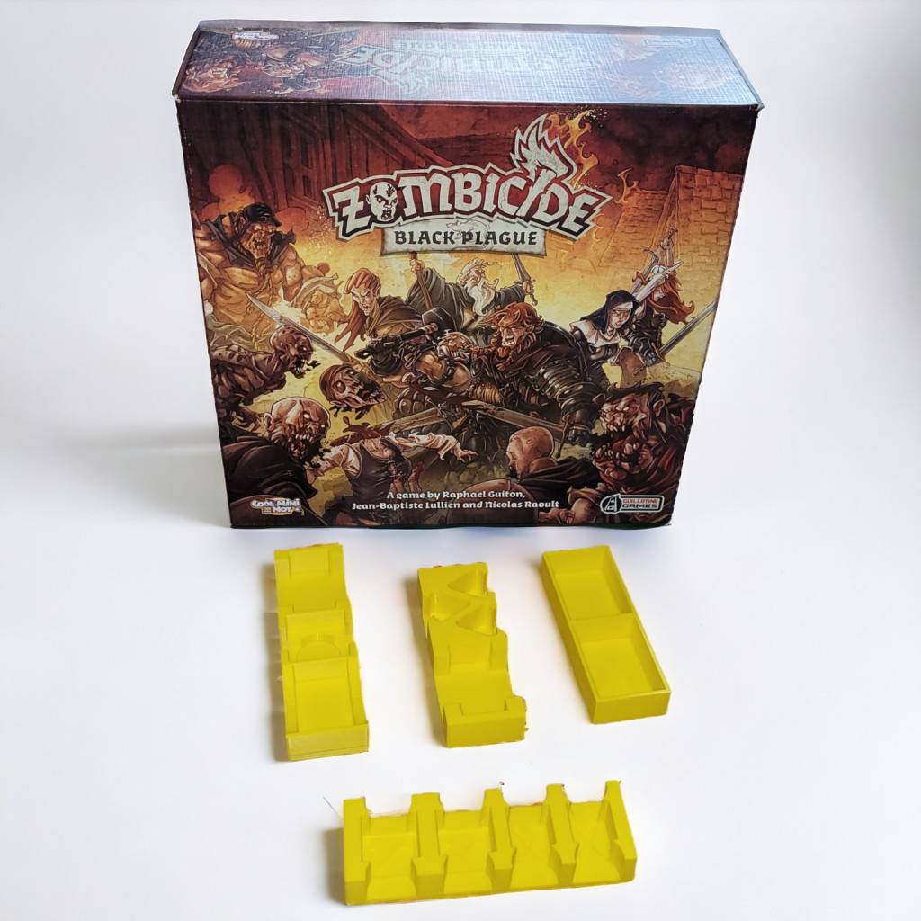 Zombicide - Black Plague : Rangement insert jaune compatible