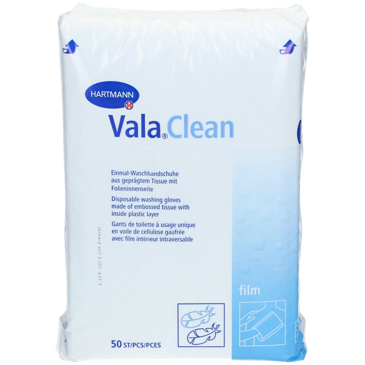 Vala®Clean film Einmal-Waschhandschuhe