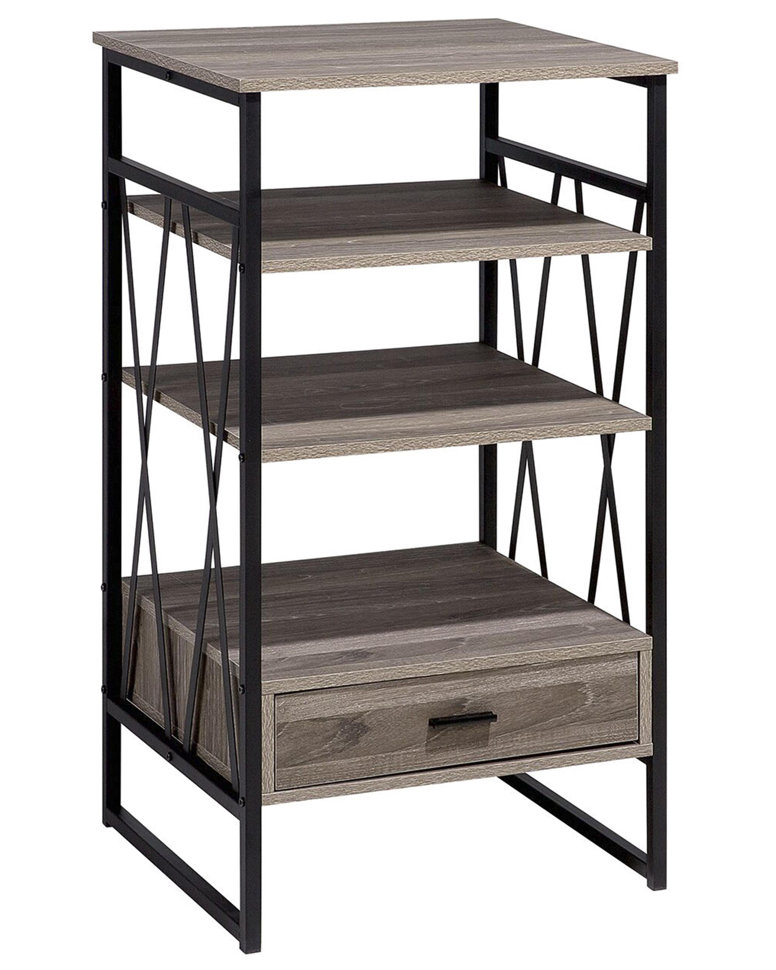 Opbergkast met 3 planken KEENE 101 cm Taupe