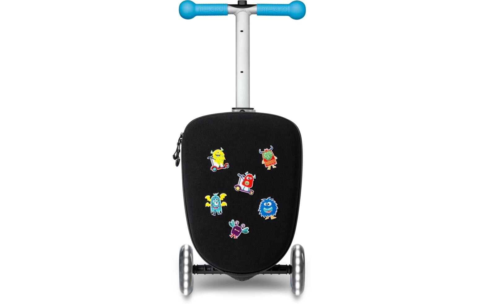 Kickboard Micro Luggage Junior Patch & Play Blau<br>Scooter für Kinder