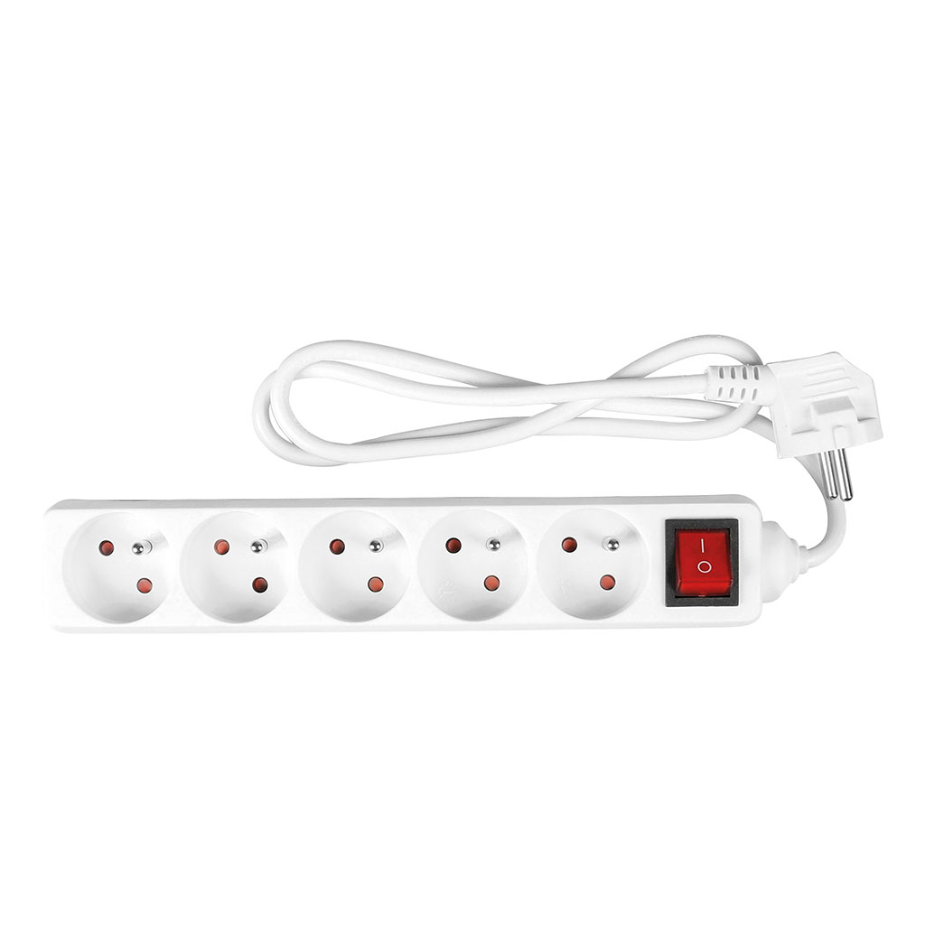 Bloc multiprise 5 prises et interrupteur 16A