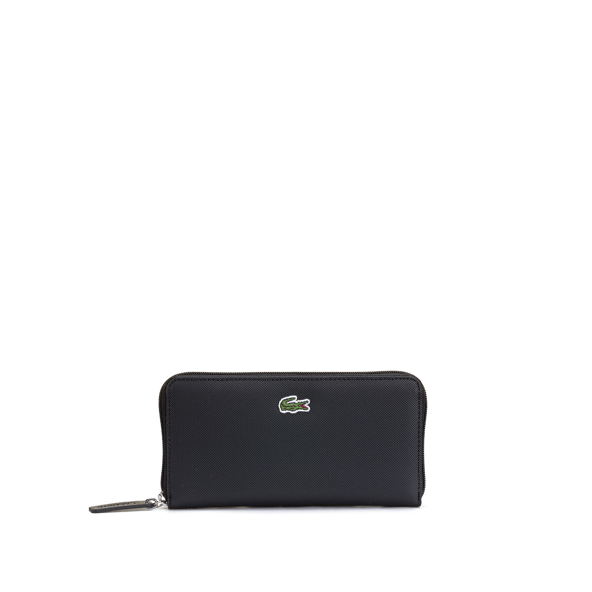LACOSTE<br>Carteira com zíper em tecido piqué L1212