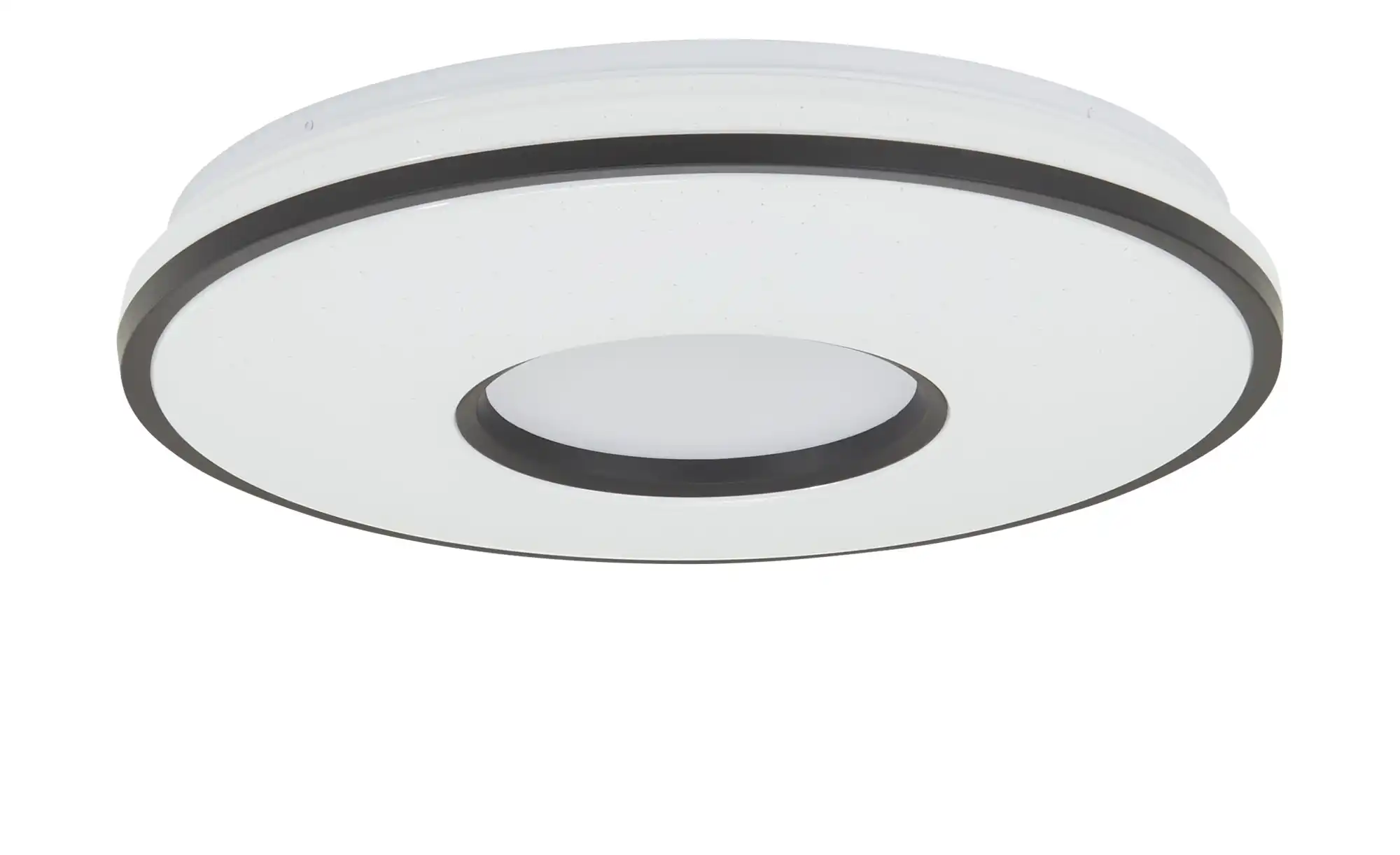 KHG LED-Deckenleuchte, schwarz mit Fernbedienung